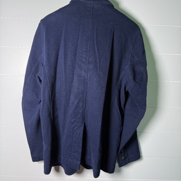 Merona Denim Color Soft Blazer/Jacket Women's Med 100% Cotton - Picture 4 of 10